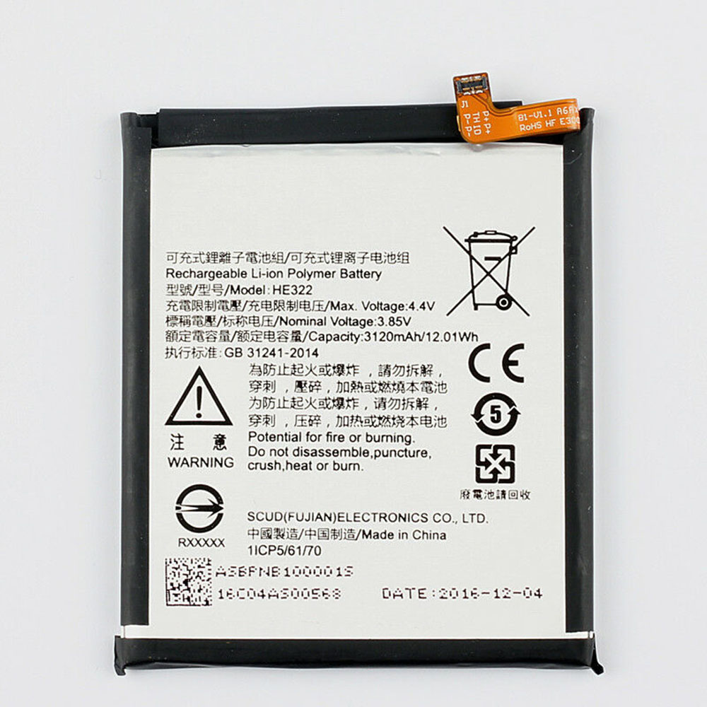 Batería para NOKIA BV4BW-Lumia-1520/nokia-he322